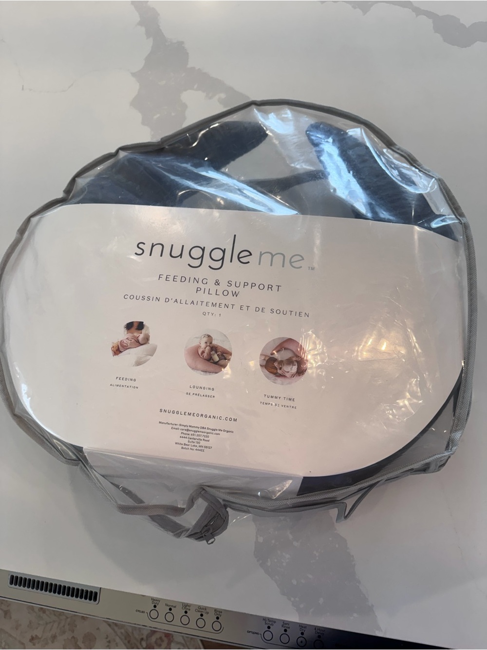 Snuggle Me Feeding & Support Pillow - Sparrow